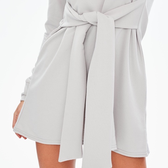 Missguided Sweaters - [NWT] Missguided font tie sweatshirt dress
